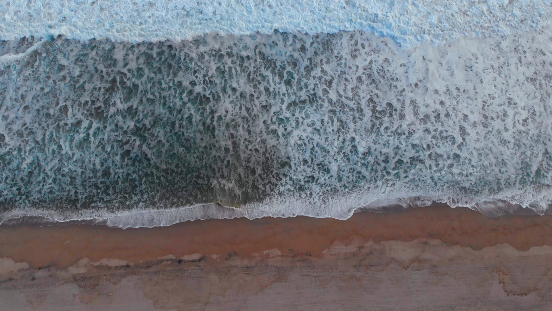 Aerial view of Puerto Escondido coastline
